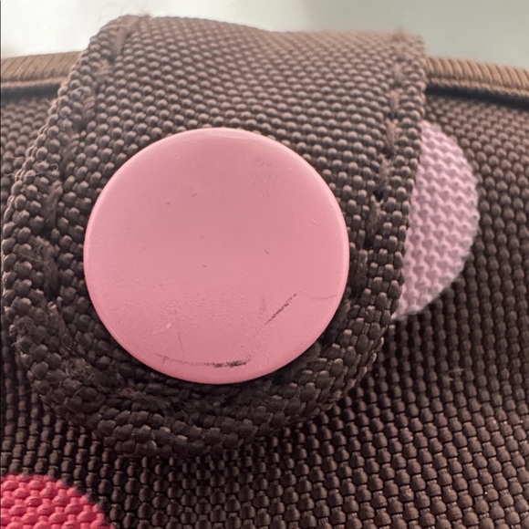 Bra(g) “The Bra Bag” – Hard Shell Travel Case – Polka Dot – Brown/Pink/White - Picture 12 of 12